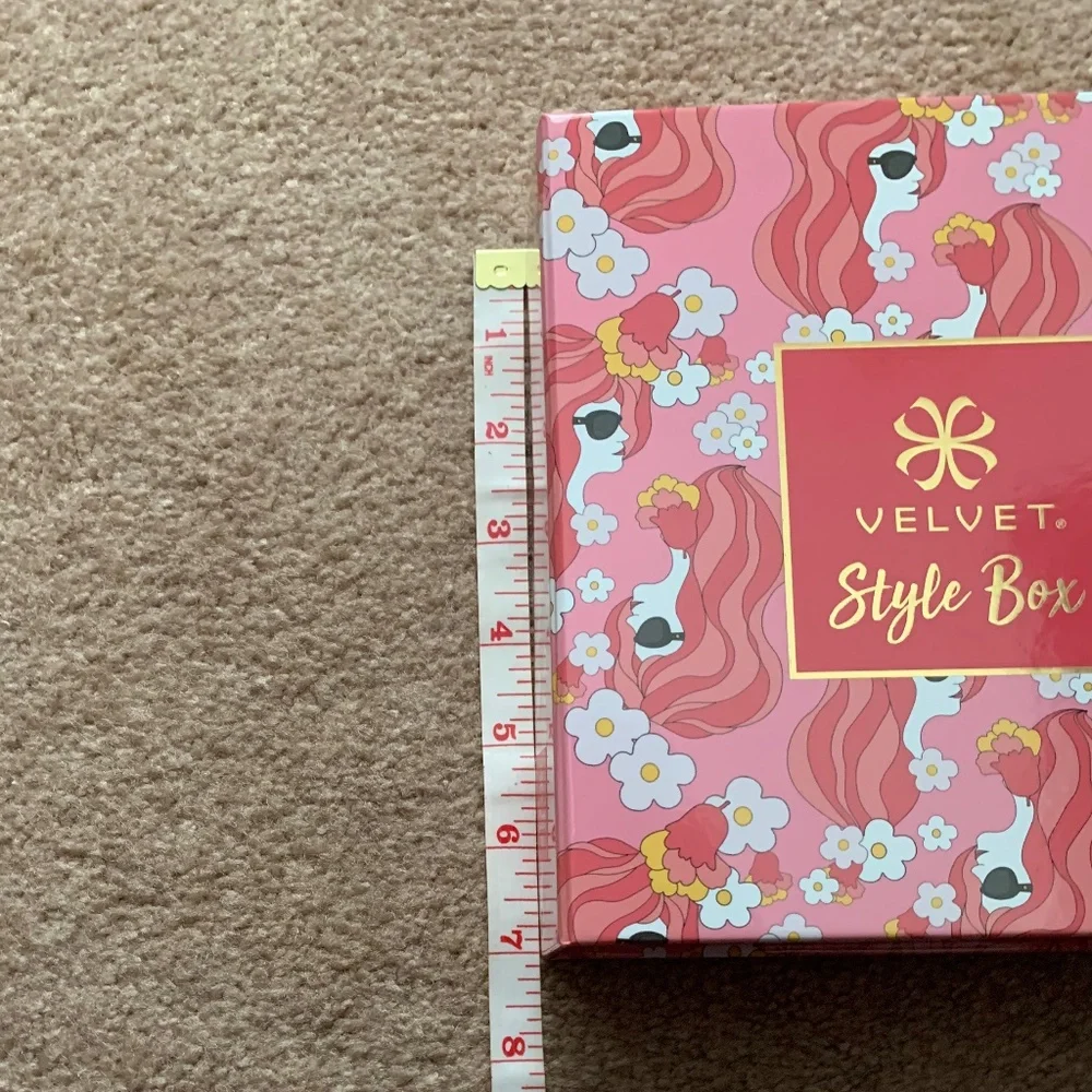NEW! VELVET Sunglass Storage Box with Tie Bow